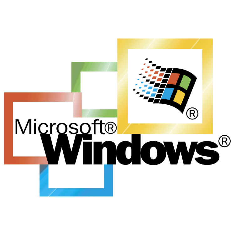 Retro Microsoft Platform Logo